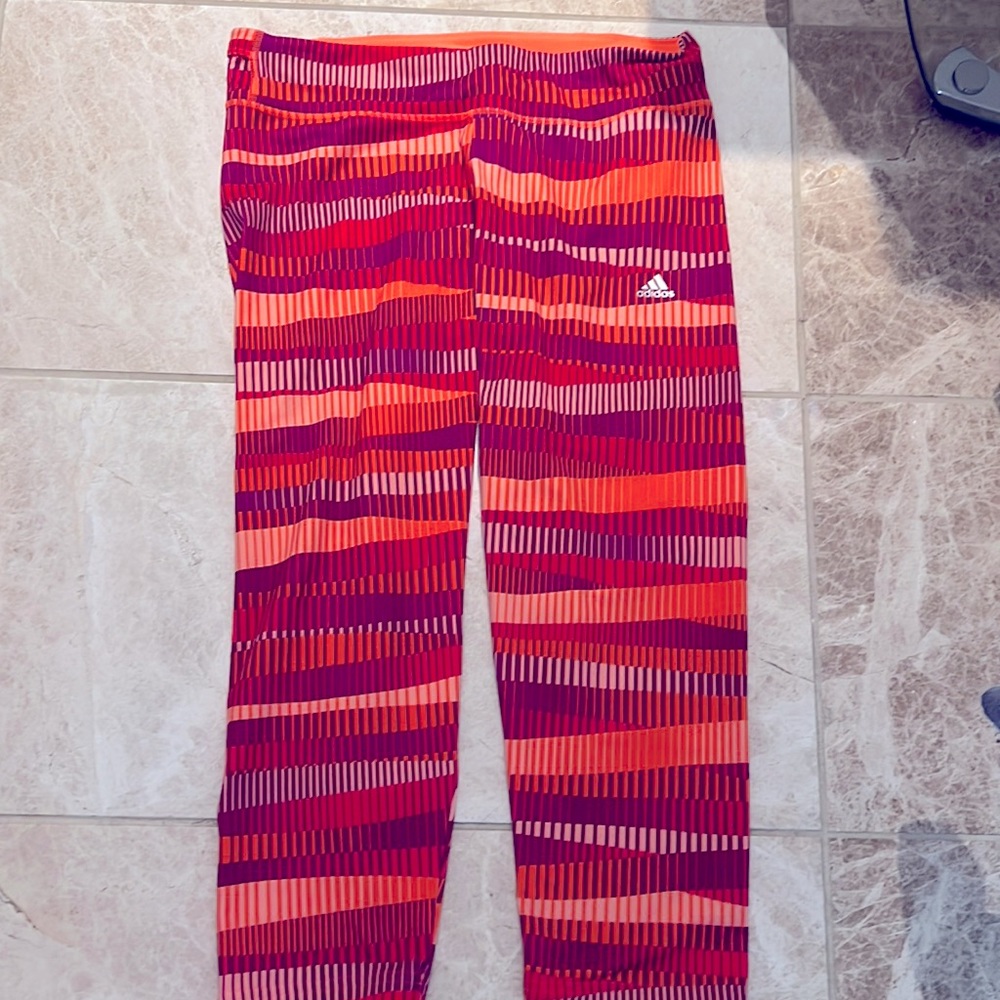Adidas Geometric Active Capri Pants